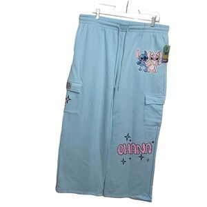 Disney Women's Stitch Cargo Sweat Jogger XXL(19) NWT